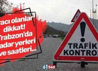 Trabzon Police Reveals Radar Locations Hour by Hour trabzon-police-reveals-radar-locations-hour-by-hour