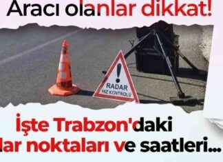 Trabzon Radar Locations and Hours for Drivers with Devices – Stay Alert! trabzon-radar-locations-and-hours-for-drivers-with-devices-stay-alert