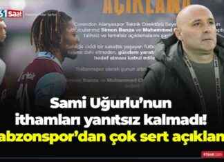 Trabzonspor Responds to Sami Uğurlu’s Allegations with Strong Statement trabzonspor-responds-to-sami-uurlus-allegations-with-strong-statement