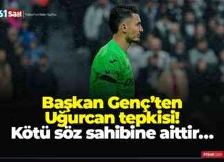 Başkan Genç Uğurcan’a Tepki Gösterdi! Son Durum Ne? bakan-gen-uurcana-tepki-gsterdi-son-durum-ne