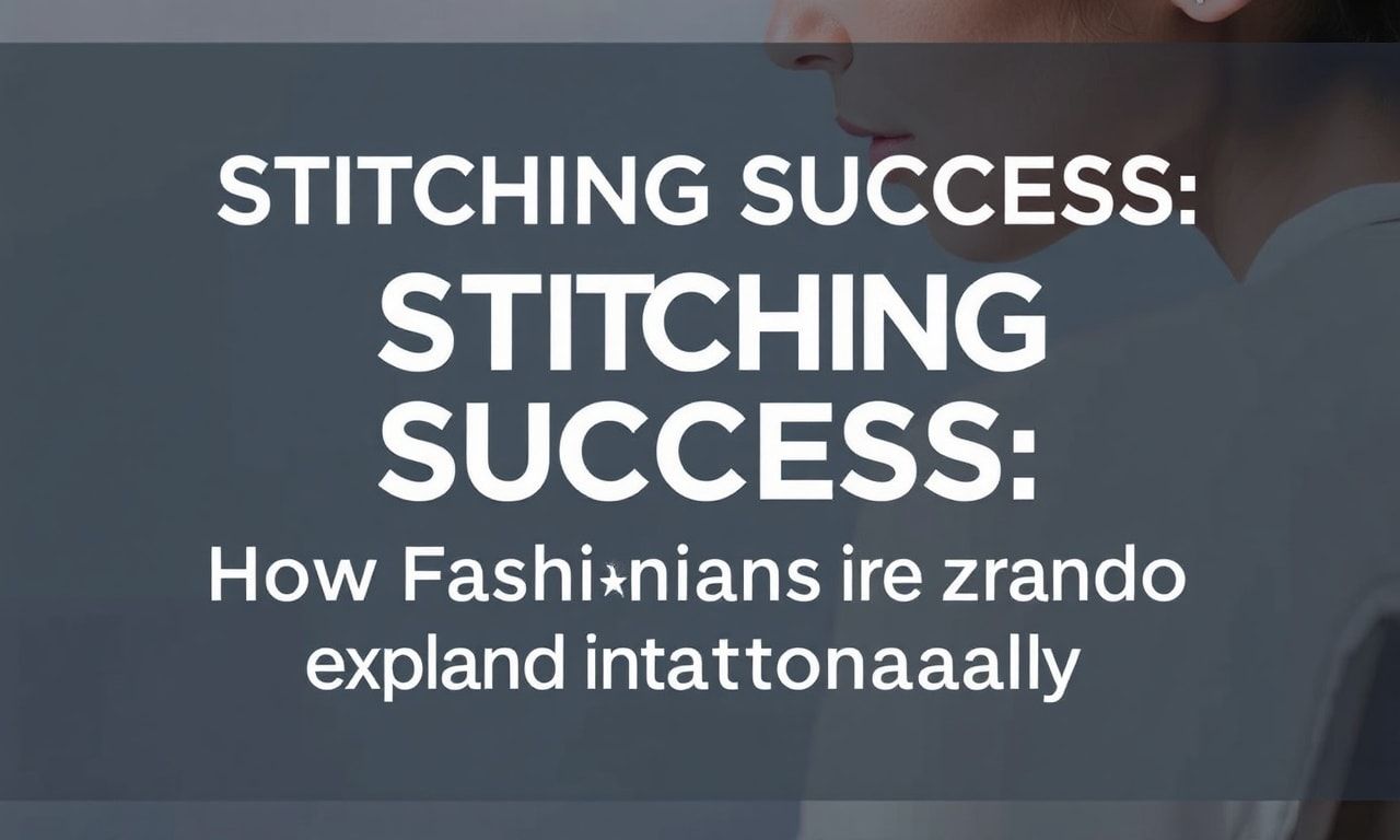 Stitching Success: How Fashion Brands Can Expand Globally