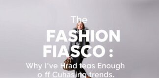 The Fashion Fiasco: Why I’m Over Trend Chasing The Fashion Fiasco: Why I've Had Enough of Chasing Trends